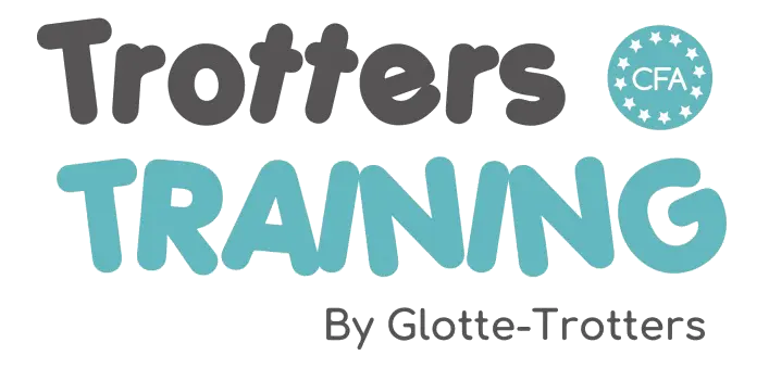 Logo Trotters Training, centre de formation en apprentissage dédié aux métiers de la petite enfance, inclusif et accessible. »