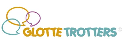  Logo Glotte-Trotters – Centre de formation en langues vivantes : trois bulles colorées symbolisent l’échange, l’oralité et la diversité. Le nom Glotte-Trotters affirme une pédagogie moderne, ludique et interculturelle.